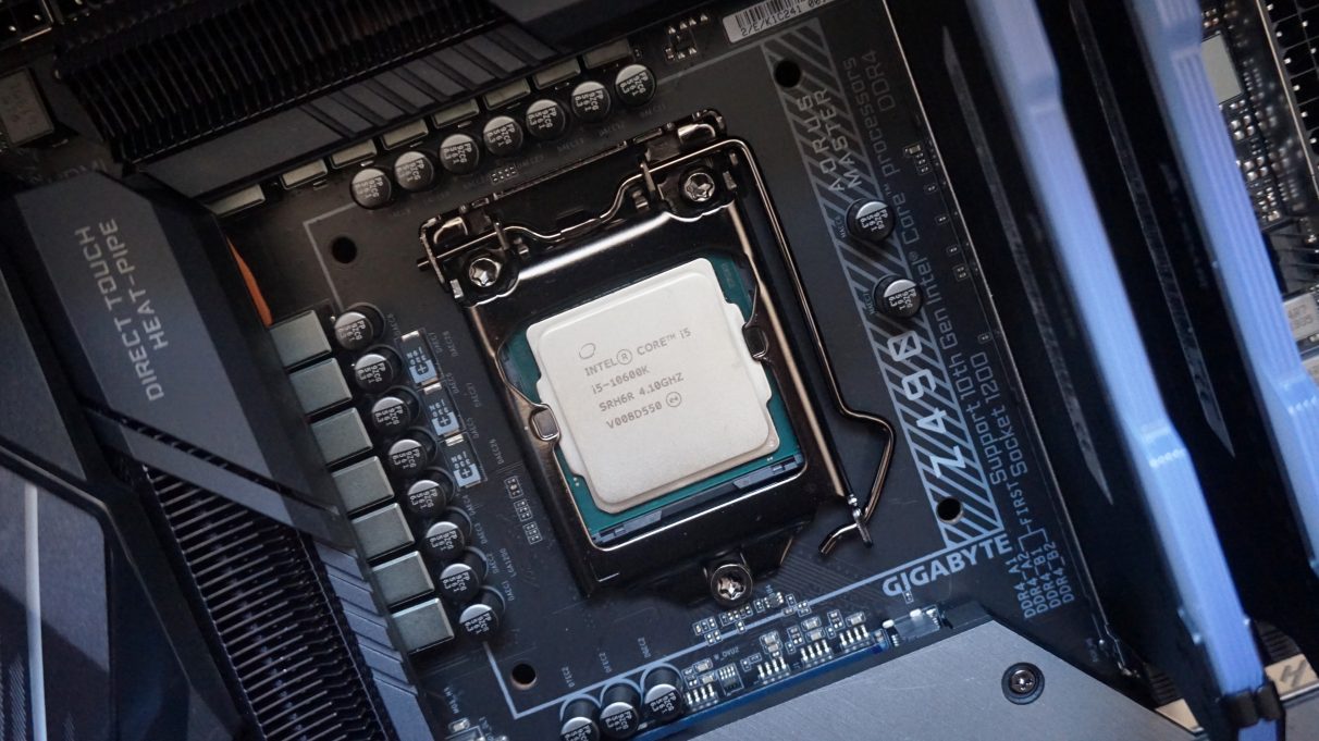 5. Intel Core i5 10th Gen Processor Six Cores – 10600K