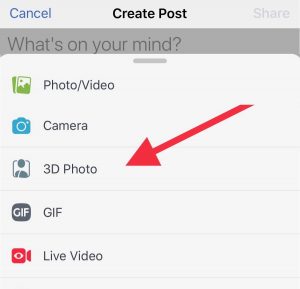 How to Post 3D Photos on Facebook