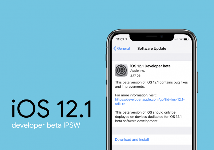 Download iOS 12.1