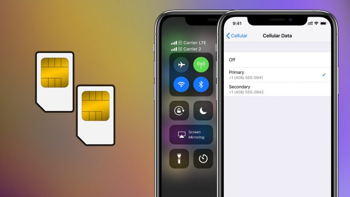 Activate Dual Sim on iPhone XS