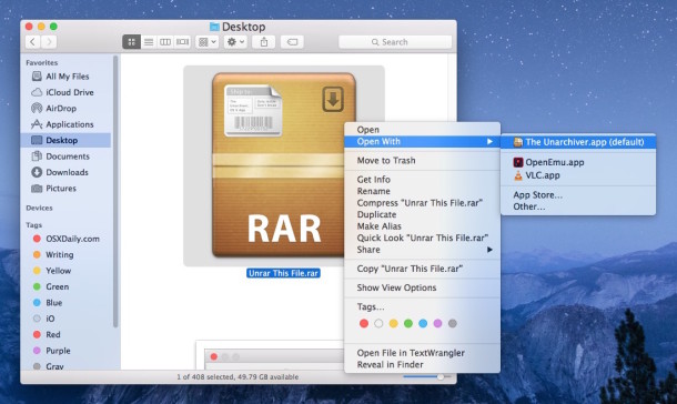 How to Open RAR Files on Mac 