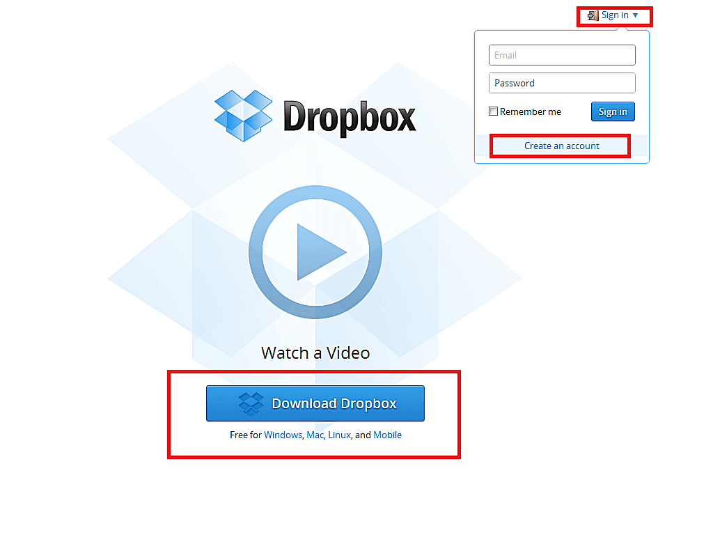 add dropbox to desktop