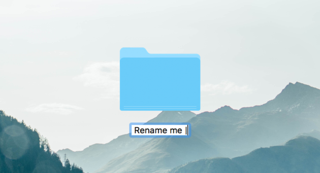 how to rename files on mac