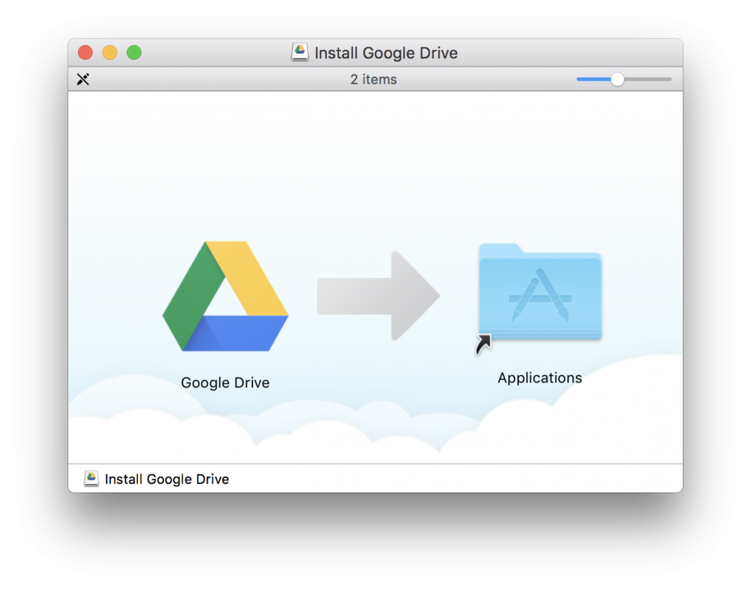 how to add google drive to macbook