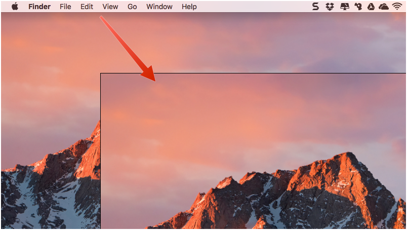 how to hide the menu bar on mac