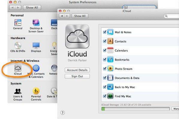 download an icloud backup to mac
