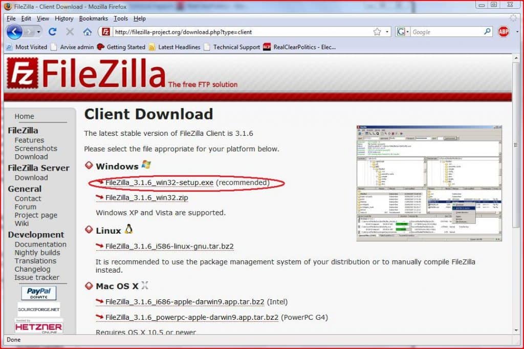 download filezilla for mac os sierra