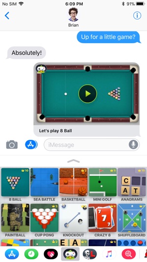 How to Play Pool in iMessages