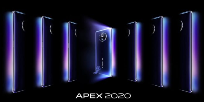 VIVO APEX 2020 5G phone with 6.45-inch FHD+ 120° edgeless display, SD865, 60W wireless charging unveiled