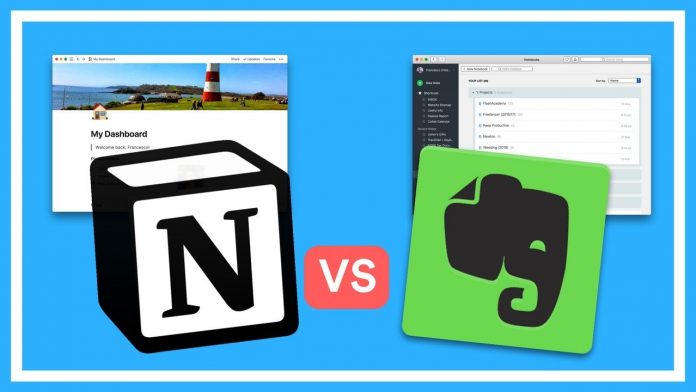 Notion vs Evernote: which one to choose?