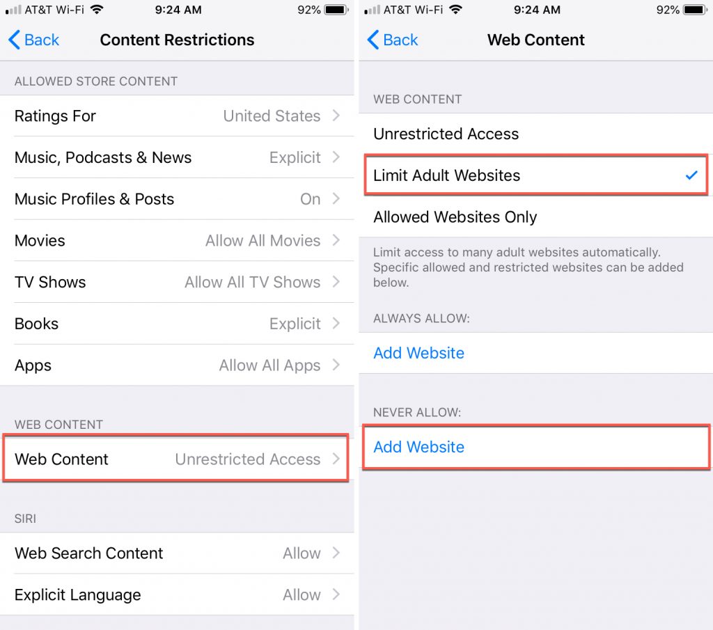 How to Block Websites on the iPhone