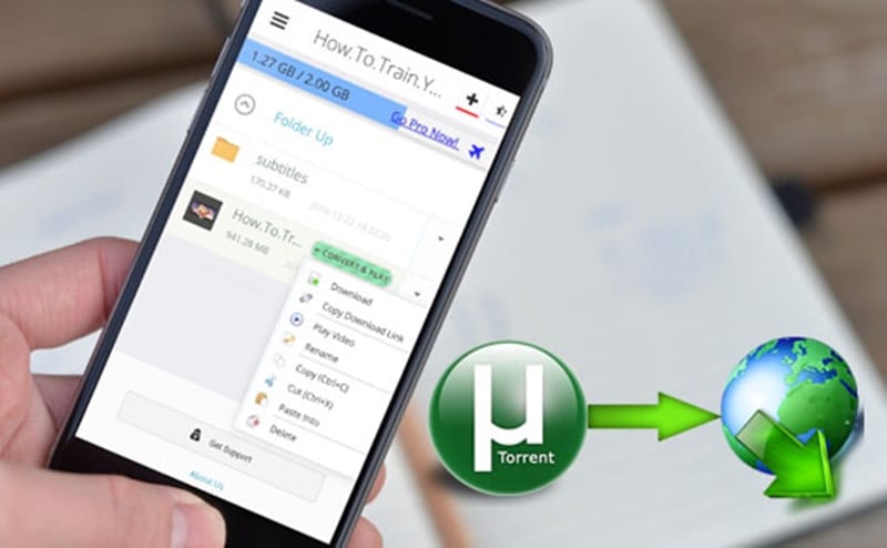 how to download torrent file in iphone