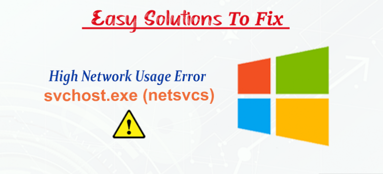 how to fix svchost.exe (netsvcs) high network usage - KrispiTech