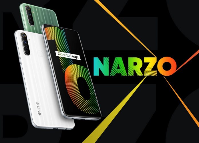 Realme Narzo 10 and Narzo 10A Smartphones unveiled