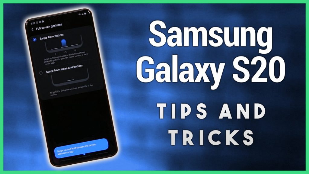 Советы и хитрости Samsung Galaxy S20