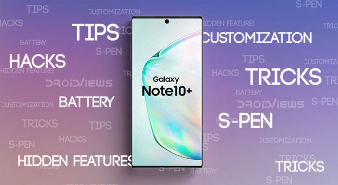 Samsung Galaxy Note 10 tips and tricks