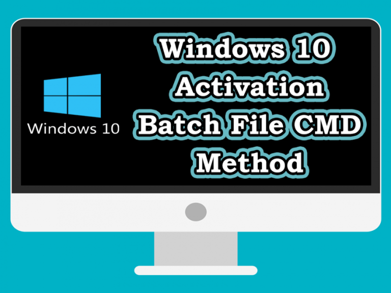 batch file for windows 10 activation