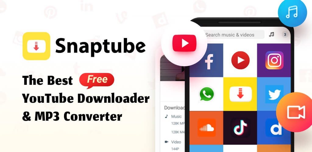 Stream videos or music on SnapTube app