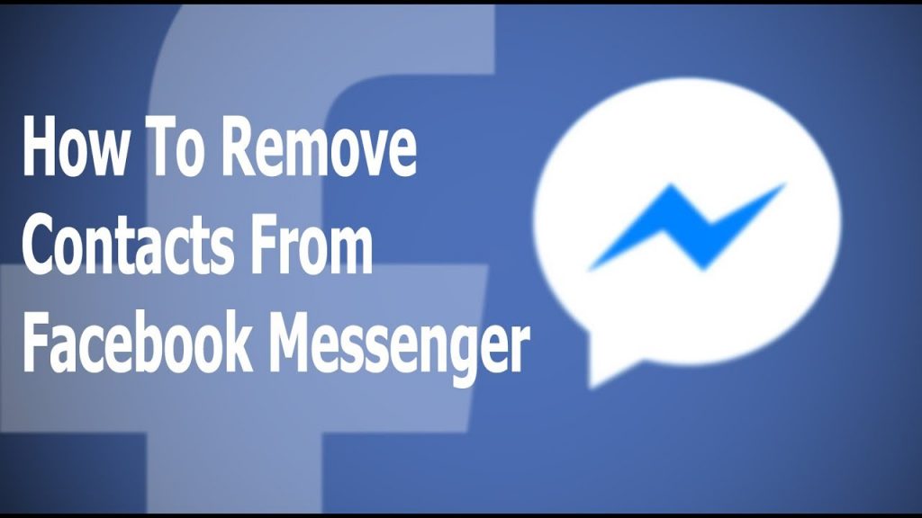 delete someone from the messenger