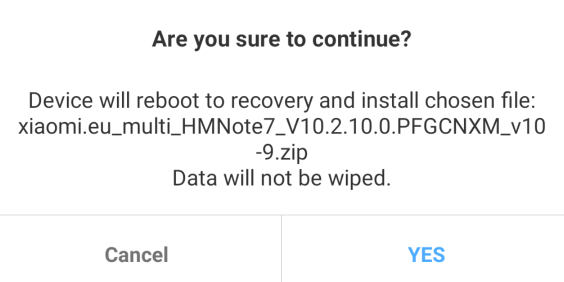 Fix Xiaomi.eu Update Error