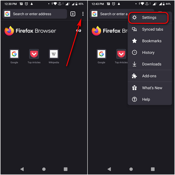 capture screenshots in Incognito mode on Android 