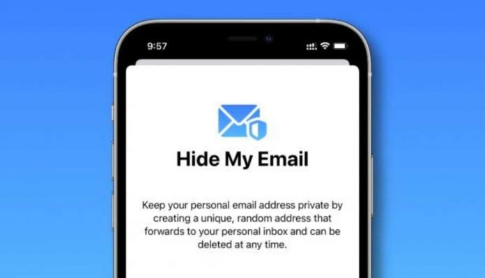 Hide My email feature on iOS 15.2 beta