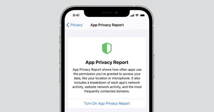iOS 15 App Privacy Report