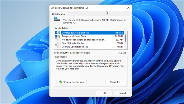 Free Up Disk Space In Windows 11