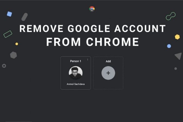 Remove Google Account From Chrome