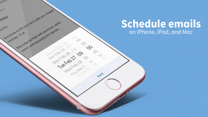 Schedule Emails On iPhone