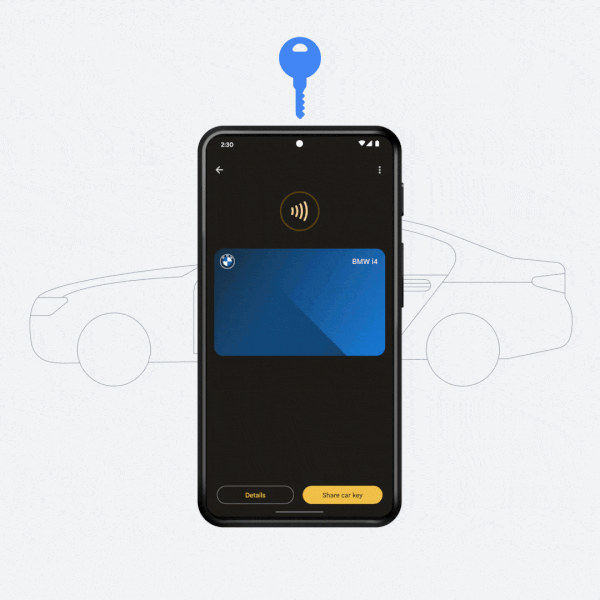 Android Digital Car Key Sharing