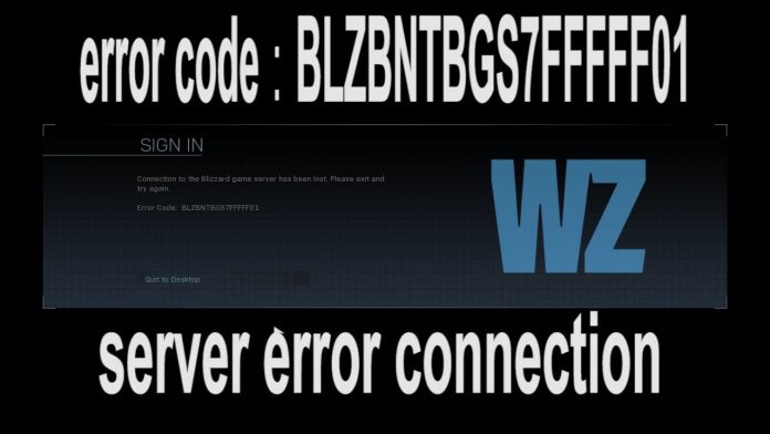 Error Code Blzbntbgs7fffff01 In COD-Modern Warfare