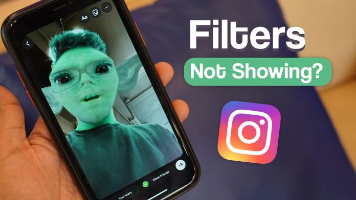 Instagram Filter Not showing