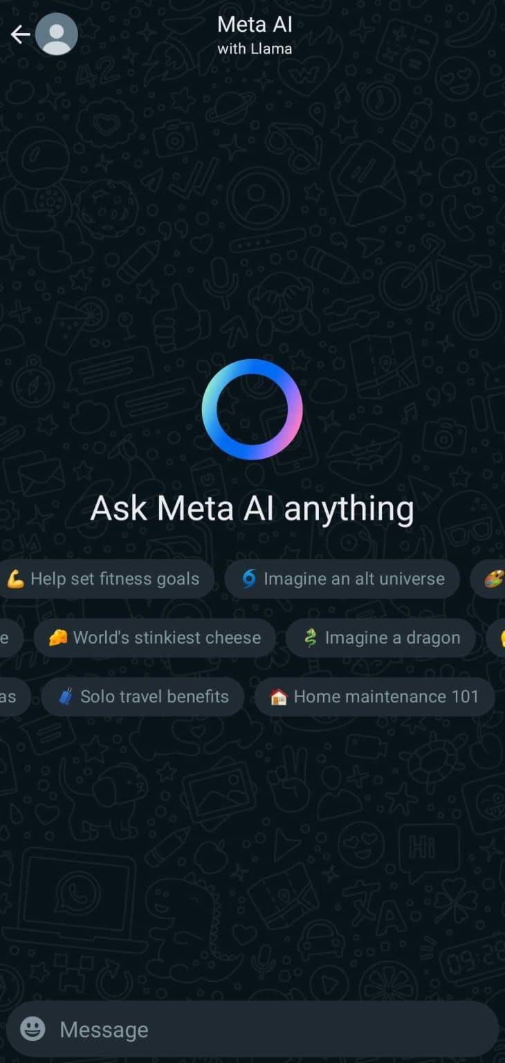 WhatsApp Meta AI